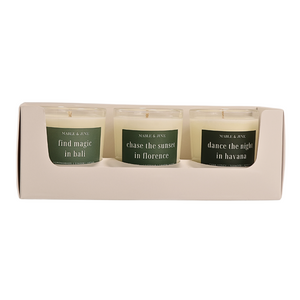 049 / the traveler (set of 3 mini candles)